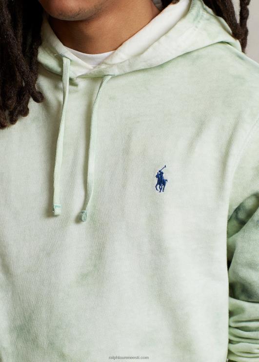 Ralph Lauren mehed puuvillane-linane prantsuse frotee kapuuts PR0V1126 pleekinud piparmünt