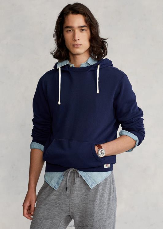 Ralph Lauren mehed rõivavärviga fliisist kapuuts PR0V631 kruiisilaevastik