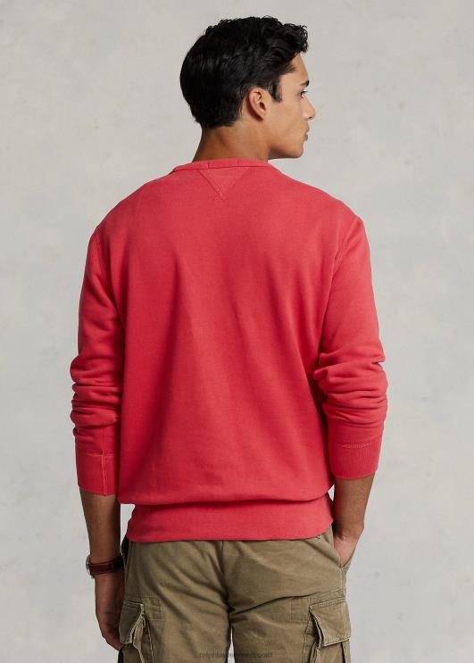 Ralph Lauren mehed rl fliisist dressipluus PR0V331 tüürpoor punane