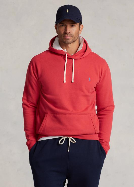 Ralph Lauren mehed rl fliisist kapuuts PR0V1578 tüürpoor punane