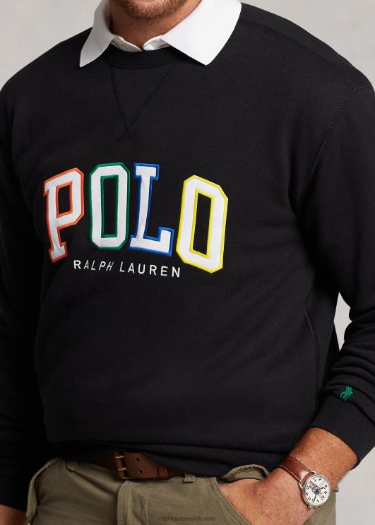 Ralph Lauren mehed rl fliisist logoga dressipluus PR0V1912 must