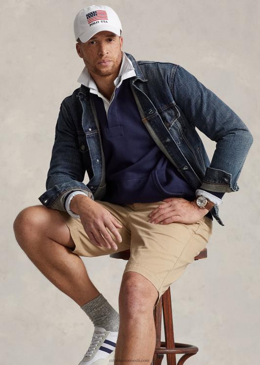 Ralph Lauren mehed rl fliisist ragbi dressipluus PR0V1399 kruiisilaevastik