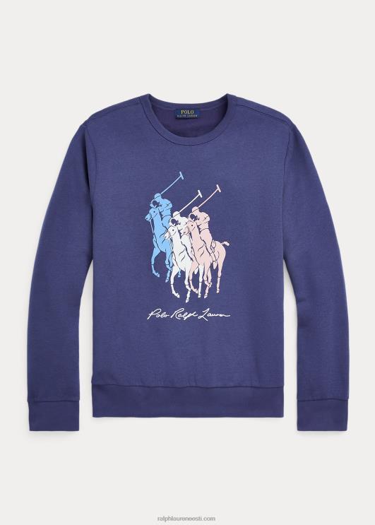 Ralph Lauren mehed suur poni fliisist dressipluus PR0V1014 paadikuuri merevägi