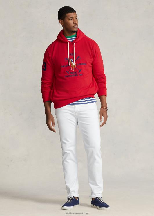 Ralph Lauren mehed suure poniharjaga fliisist kapuuts PR0V1629 Rl 2000 punane