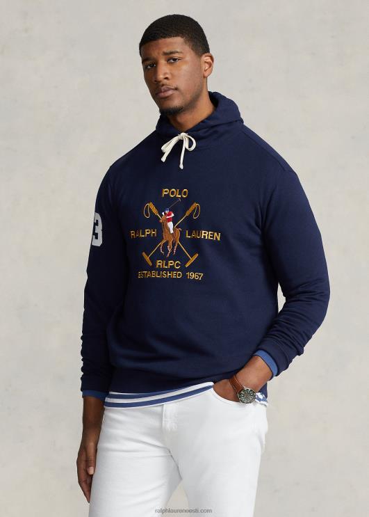 Ralph Lauren mehed suure poniharjaga fliisist kapuuts PR0V1630 kruiisilaevastik