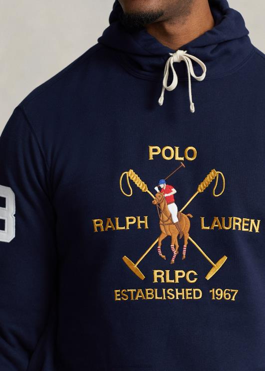 Ralph Lauren mehed suure poniharjaga fliisist kapuuts PR0V1630 kruiisilaevastik
