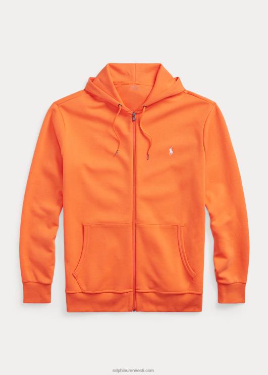 Ralph Lauren mehed topelt kootud täistõmblukuga kapuuts PR0V1606 kuurordi oranž