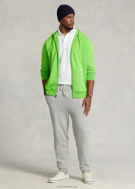 Ralph Lauren mehed topelt kootud täistõmblukuga kapuuts PR0V1611 galaktika roheline