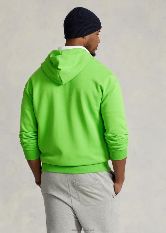 Ralph Lauren mehed topelt kootud täistõmblukuga kapuuts PR0V1611 galaktika roheline