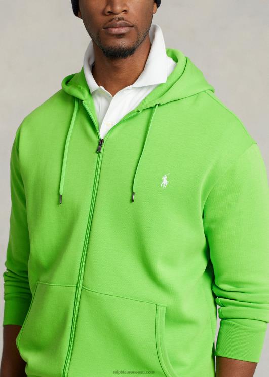 Ralph Lauren mehed topelt kootud täistõmblukuga kapuuts PR0V1611 galaktika roheline