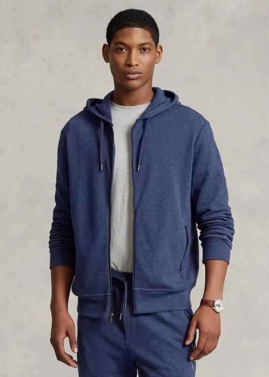 Ralph Lauren mehed topelt kootud täistõmblukuga kapuuts PR0V8607 kevadine merekanarbik