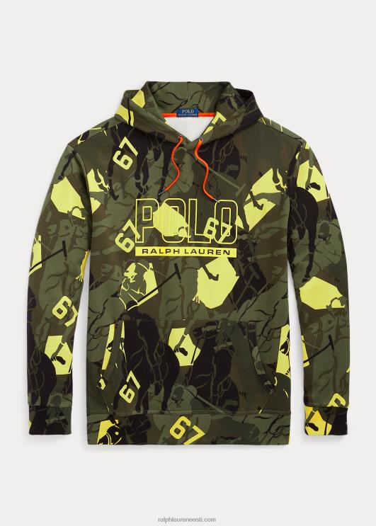 Ralph Lauren mehed topeltkootud hoodie logoga polo pony PR0V1802 tippkohtumise kamo