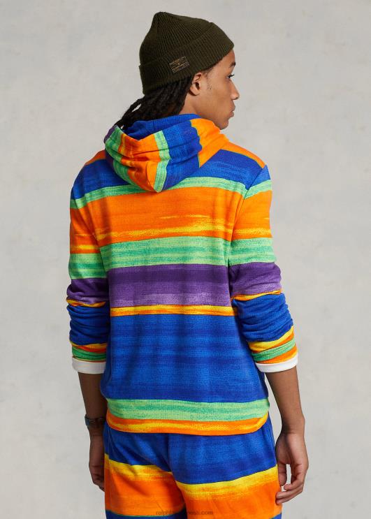 Ralph Lauren mehed triibuline spa frotee kapuuts PR0V921 elektriline triip