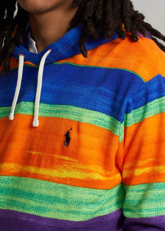 Ralph Lauren mehed triibuline spa frotee kapuuts PR0V921 elektriline triip