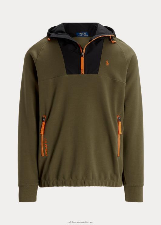 Ralph Lauren mehed vetthülgav hübriidkapuuts PR0V115 varikatuse oliiv
