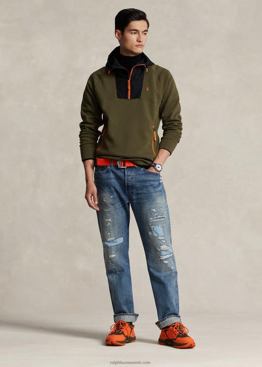 Ralph Lauren mehed vetthülgav hübriidkapuuts PR0V115 varikatuse oliiv