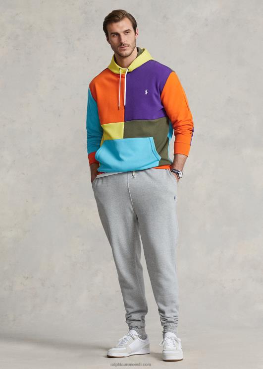 Ralph Lauren mehed vetthülgav topeltkootud kapuuts PR0V1638 purjetav oranž multi