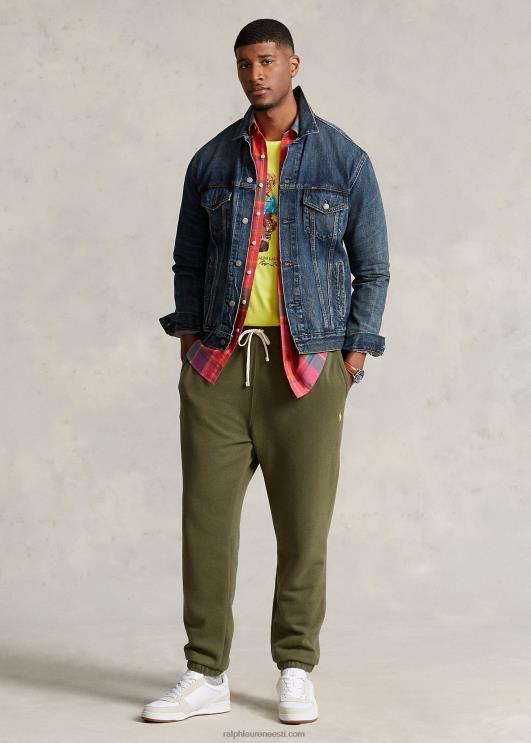 Ralph Lauren mehed rl fliisist dressipüksid PR0V1339 tume salvei