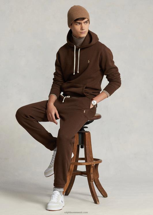 Ralph Lauren mehed rl fliisist dressipüksid PR0V432 haru pruun