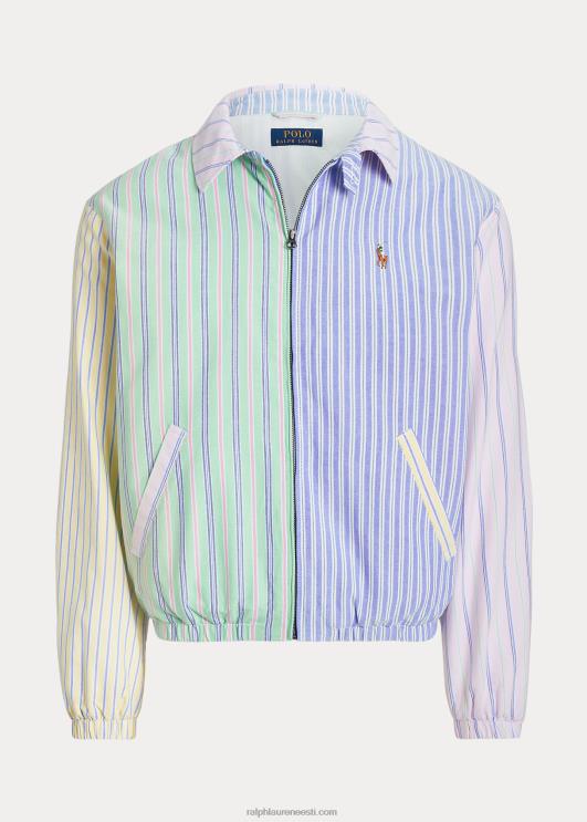 Ralph Lauren mehed bayporti triibuline oxfordi lõbus jope PR0V8603 triibuline multi