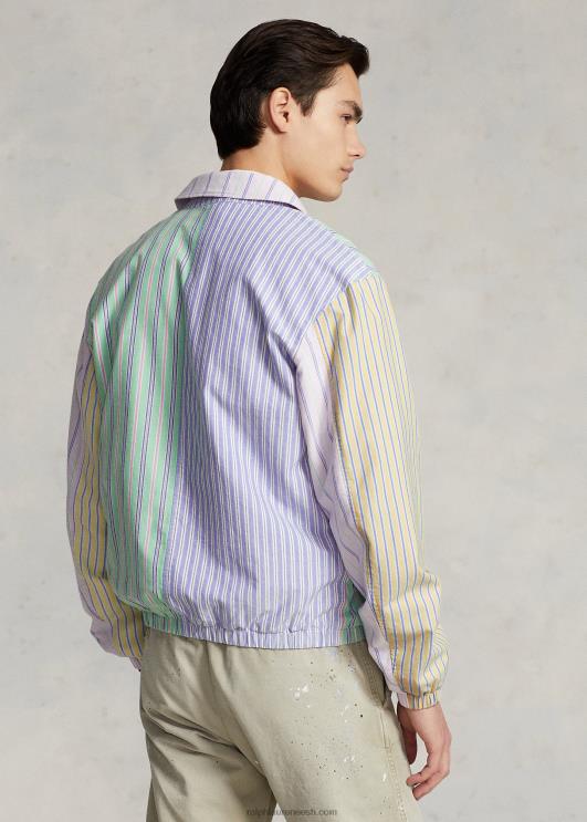 Ralph Lauren mehed bayporti triibuline oxfordi lõbus jope PR0V8603 triibuline multi