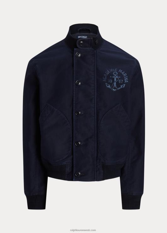 Ralph Lauren mehed graafiline teki jope PR0V1264 lennuväe merevägi