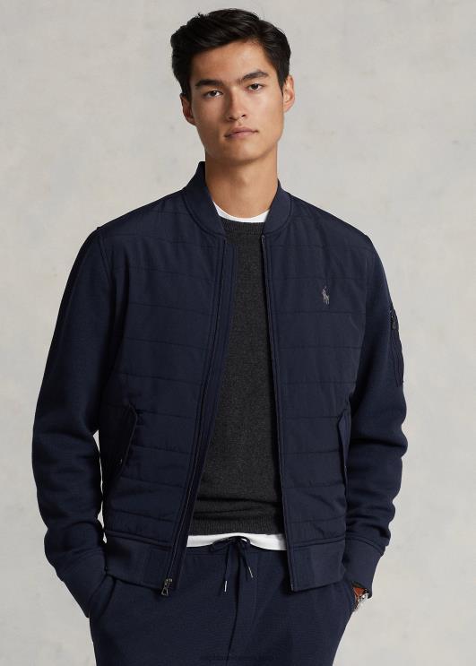 Ralph Lauren mehed hübriid bomber jope PR0V8646 lennuväe merevägi