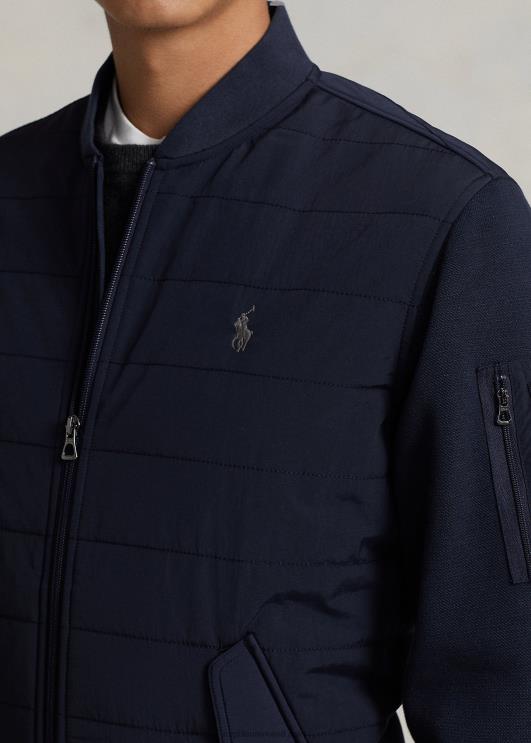 Ralph Lauren mehed hübriid bomber jope PR0V8646 lennuväe merevägi