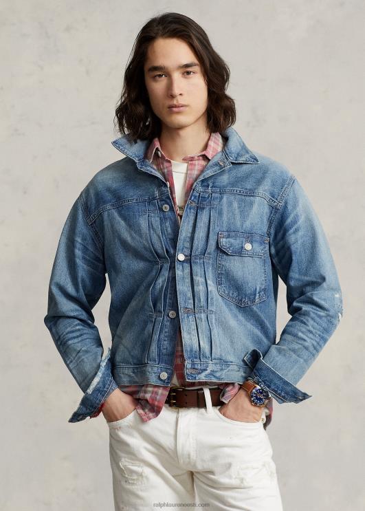 Ralph Lauren mehed hädas teksast rekkamehe jope PR0V1242 glenville