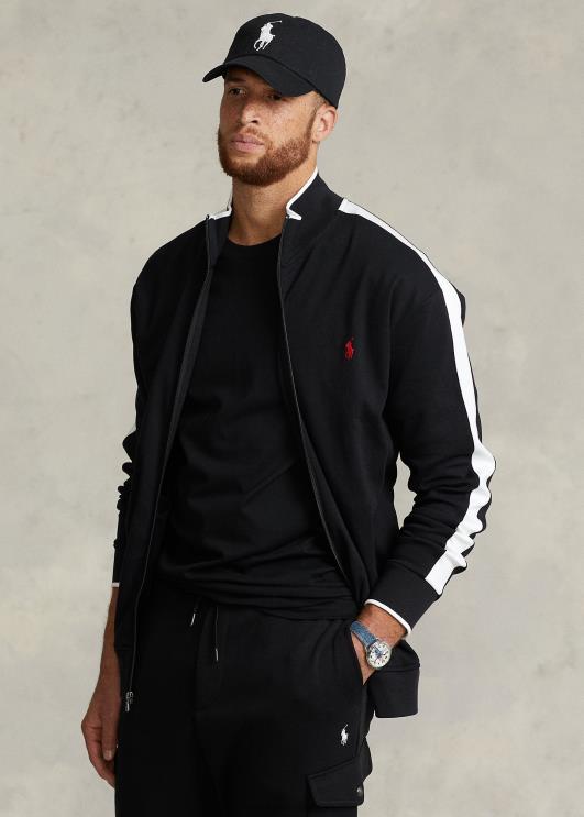 Ralph Lauren mehed interlock rööbastee jope PR0V1634 must