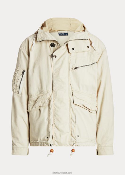 Ralph Lauren mehed kalasaba kapuutsiga jope PR0V1258 täiskreem