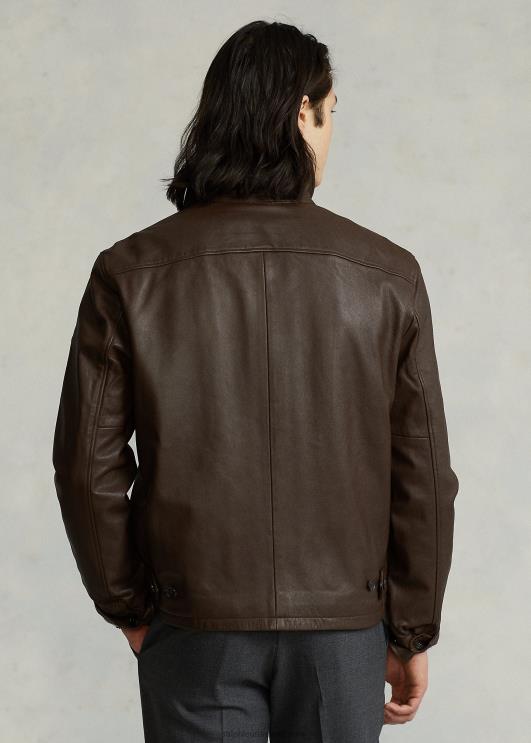 Ralph Lauren mehed lambanahast jakk PR0V1031 piisonipruun