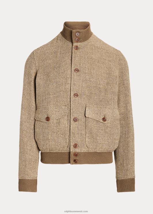 Ralph Lauren mehed linasegune tviidjakk PR0V8612 pruunikas/pruun