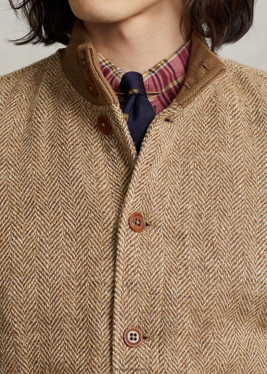 Ralph Lauren mehed linasegune tviidjakk PR0V8612 pruunikas/pruun