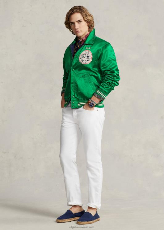 Ralph Lauren mehed ümberpööratav ülikoolist inspireeritud jakk PR0V1073 Newporti merevägi/kuninglik