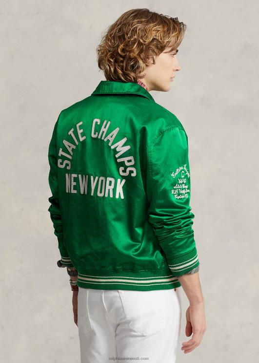 Ralph Lauren mehed ümberpööratav ülikoolist inspireeritud jakk PR0V1073 Newporti merevägi/kuninglik