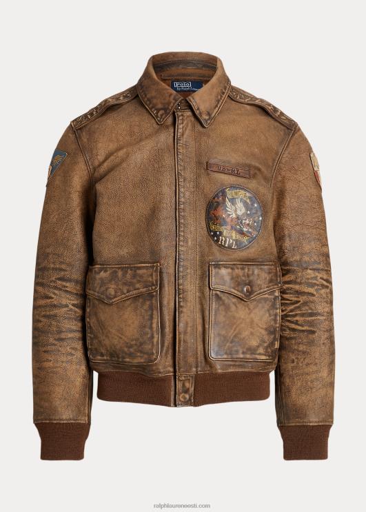 Ralph Lauren mehed nahast lennujope PR0V902 jahimees pruun