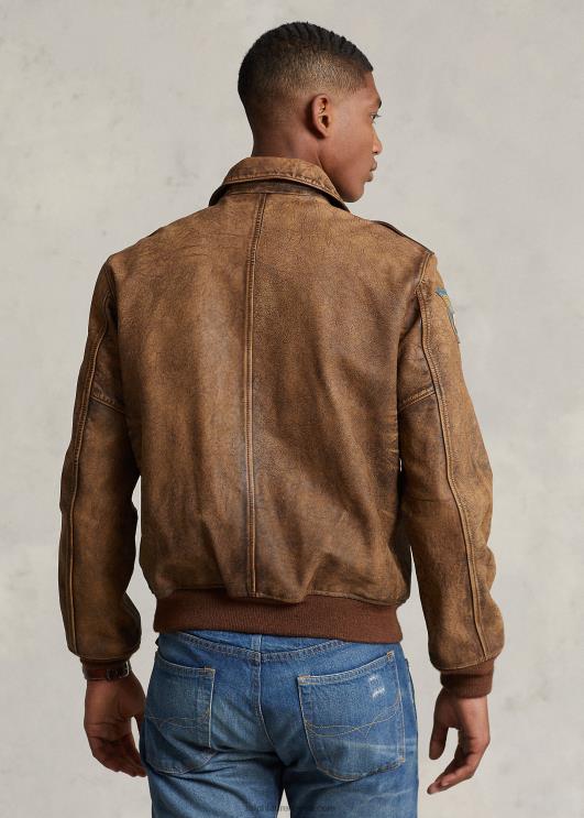 Ralph Lauren mehed nahast lennujope PR0V902 jahimees pruun