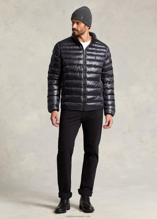 Ralph Lauren mehed pakitav vetthülgav jope PR0V1898 must läikiv