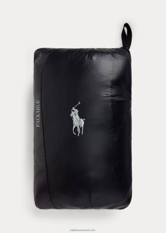 Ralph Lauren mehed pakitav vetthülgav jope PR0V1898 must läikiv