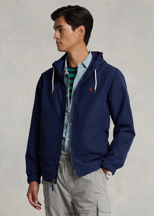 Ralph Lauren mehed pakitav vetthülgav kapuutsiga jope PR0V1207 Newporti merevägi