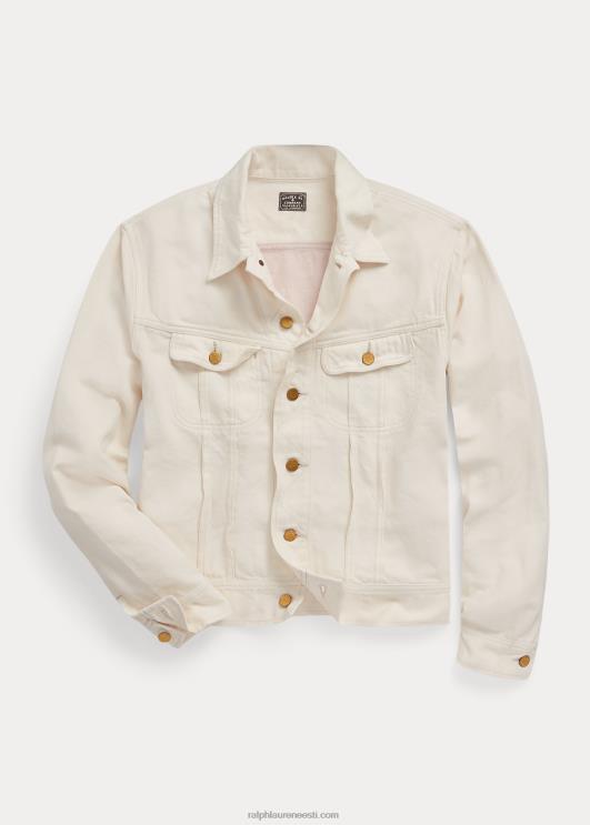 Ralph Lauren mehed paneelidega teksariidest veoauto jope PR0V8707 kivi multi