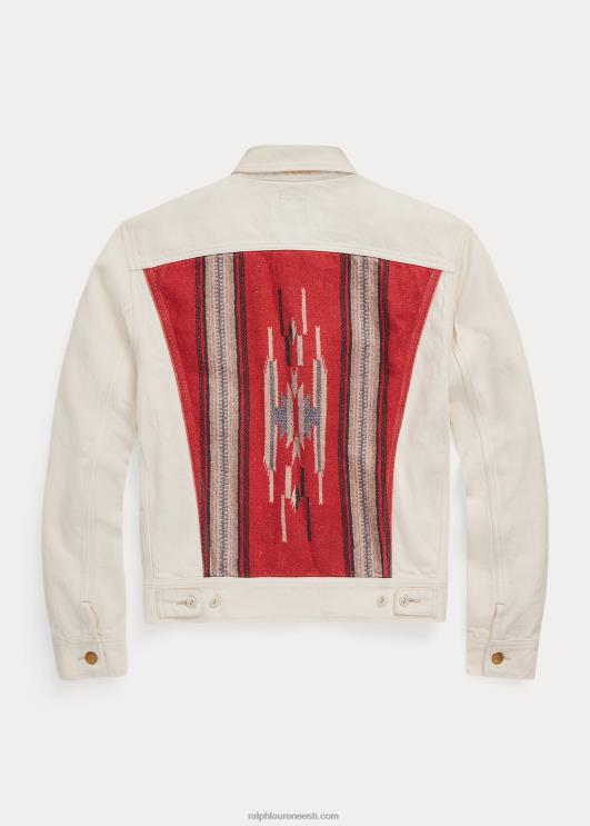 Ralph Lauren mehed paneelidega teksariidest veoauto jope PR0V8707 kivi multi