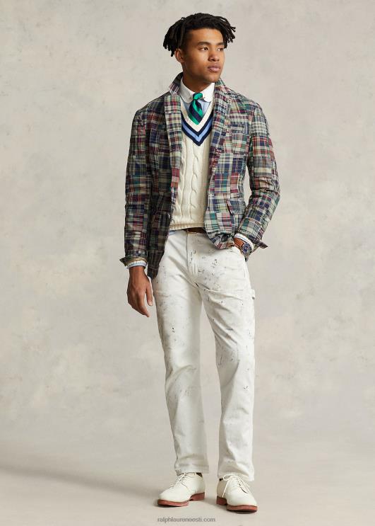 Ralph Lauren mehed polo pehme lapiline madrase ülikonna jope PR0V1120 lapitöö