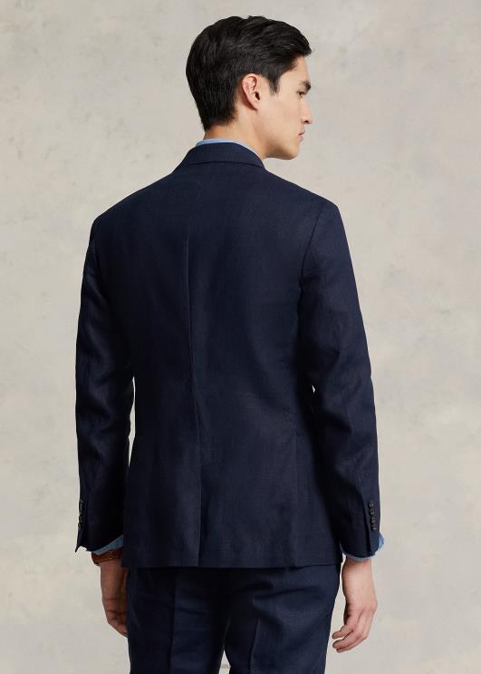 Ralph Lauren mehed polo pehme linane ülikonna jope PR0V1083 tume merevägi