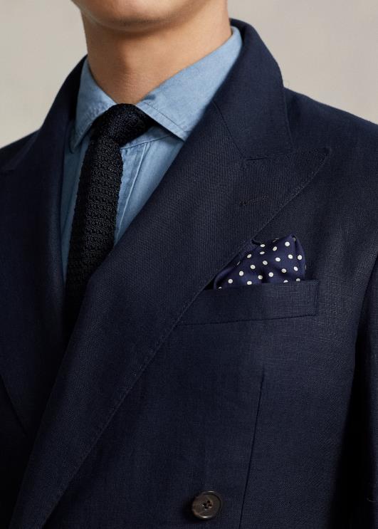 Ralph Lauren mehed polo pehme linane ülikonna jope PR0V1083 tume merevägi