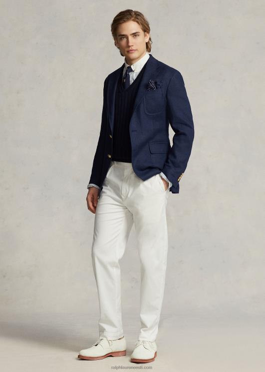 Ralph Lauren mehed polo pehme linane ülikonna jope PR0V1167 merevägi