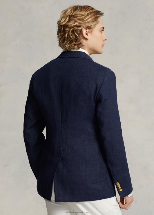 Ralph Lauren mehed polo pehme linane ülikonna jope PR0V1167 merevägi