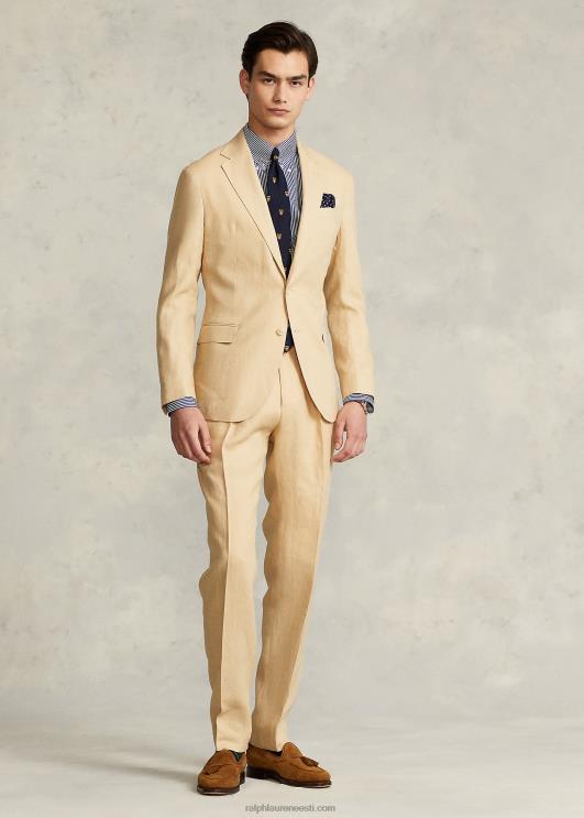 Ralph Lauren mehed polo pehme linane ülikonna jope PR0V748 põhk