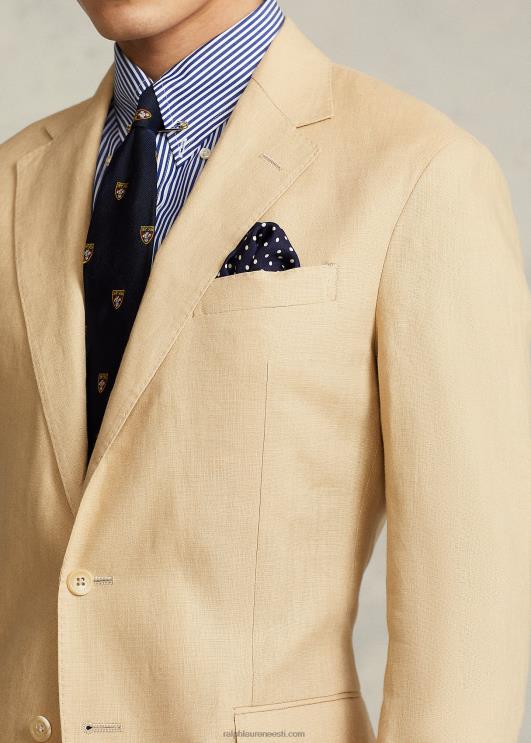 Ralph Lauren mehed polo pehme linane ülikonna jope PR0V748 põhk